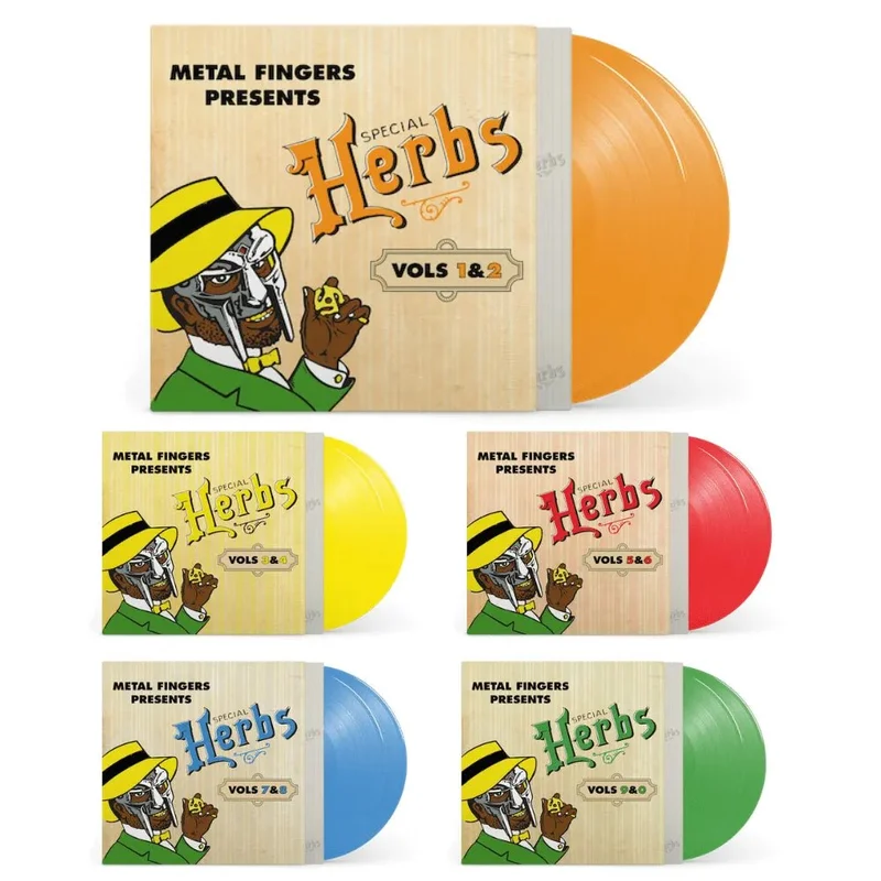 MF DOOM - Metal Fingers Presents: Special Herbs Vol. 0-9 - Color Vinyl Record