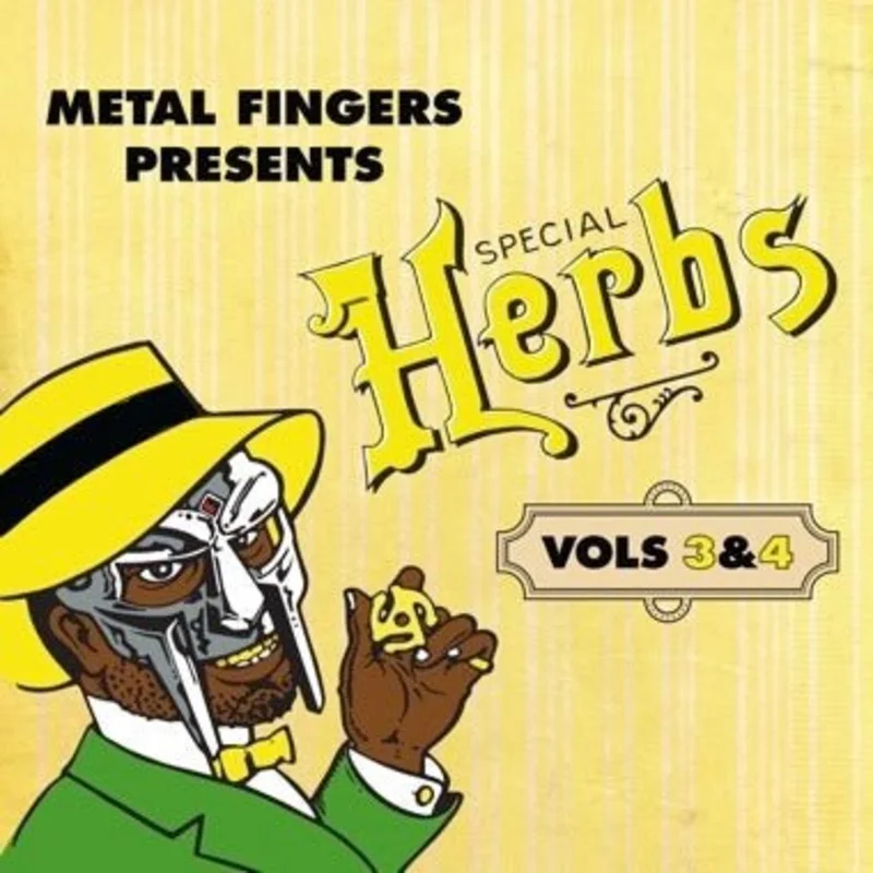 MF DOOM/Metal Fingers - Special Herbs Vol. 3 & 4 (Lemon Yellow Color) Vinyl LP