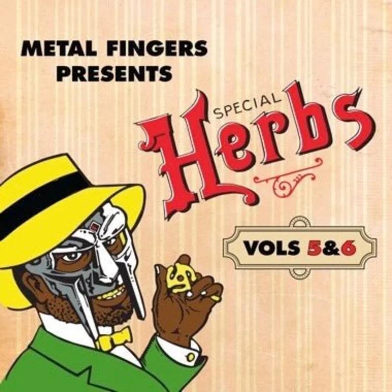 MF DOOM/Metal Fingers - Special Herbs Vol. 5 & 6  (Apple Red Color) Vinyl LP