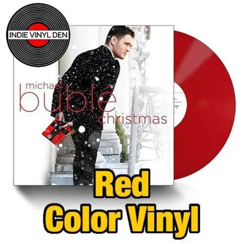 Michael Bubl - Christmas - Red Color Vinyl Record *