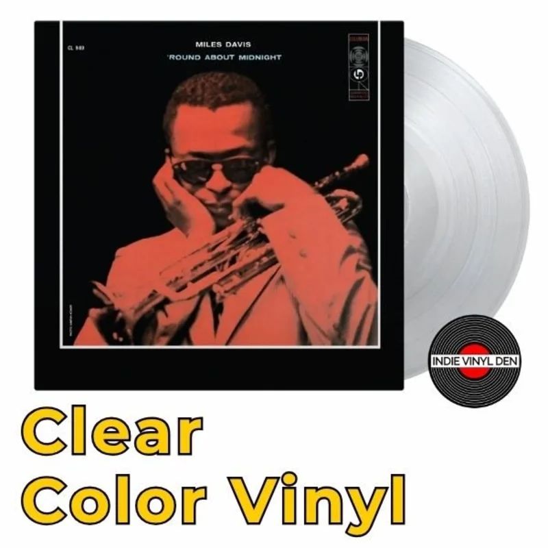 Miles Davis  'Round About Midnight - Clear Color Vinyl Record 180g Import