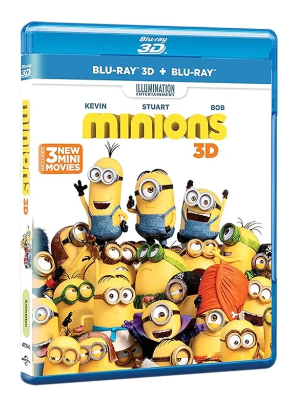 Minions (3D + 2D) - 2 Disc Edition [DVD]