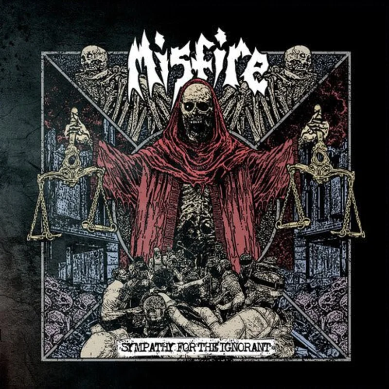 Misfire - Sympathy For The Ignorant (Clear base w/ Ruby Splatter Vinyl)