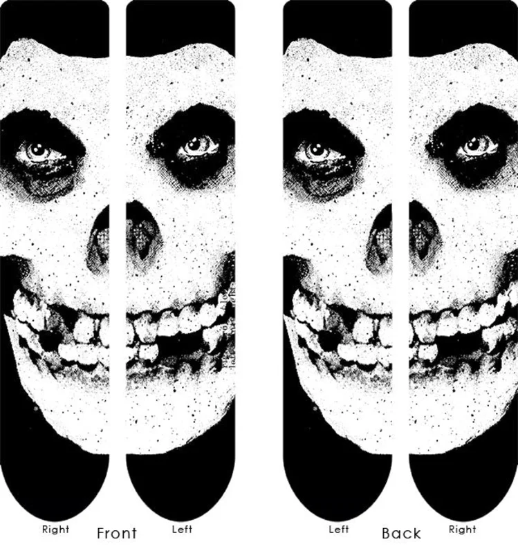 Misfits Glow Skull Socks