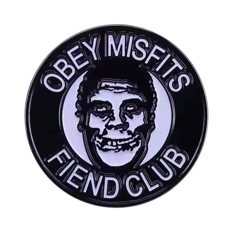 Misfits Obey Round - Enamel Pin