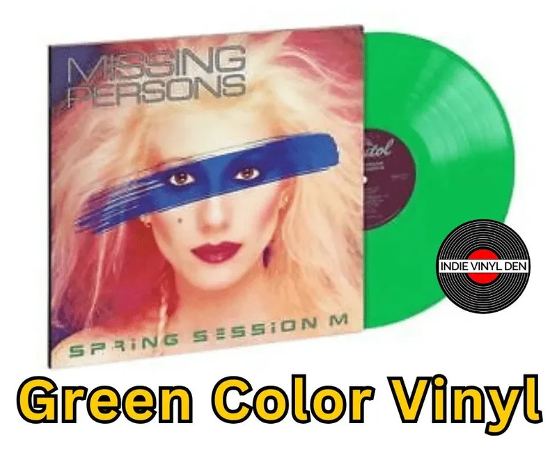 Missing Persons - Spring Session M - Neon Green Color Vinyl Record