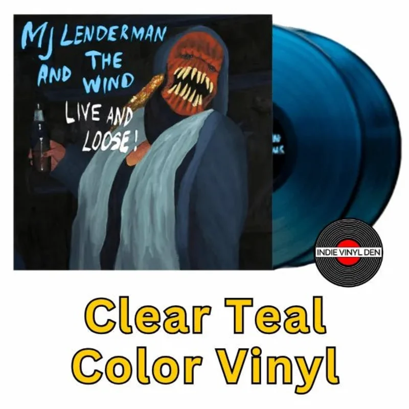 MJ Lenderman - And The Wind (Live and Loose!) - Clear Teal Color Vinyl Record 2LP