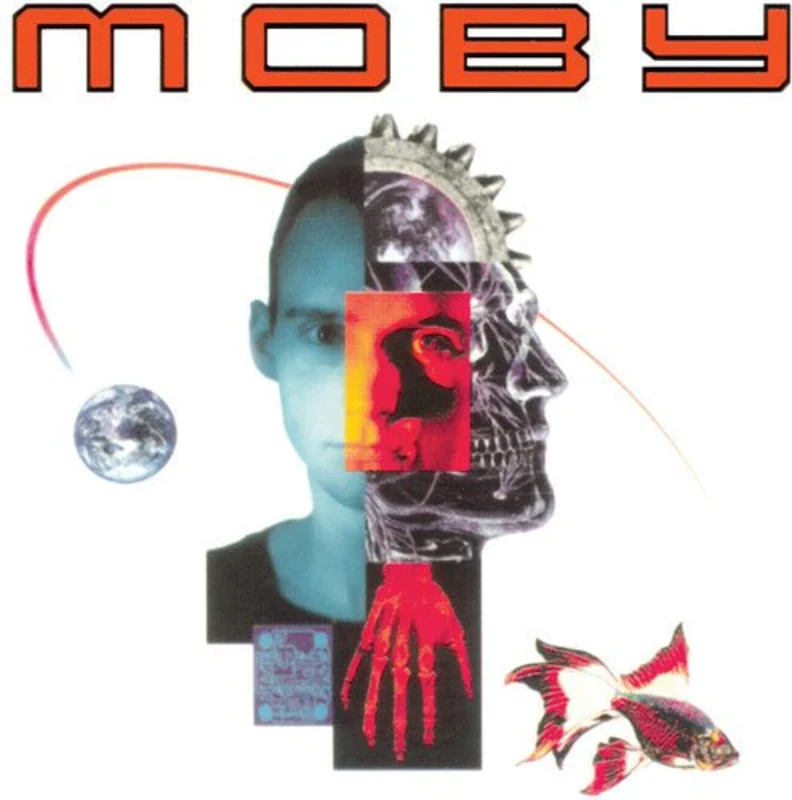 Moby - Moby (self-titled) (Black/White/Blue Marbled Color) Vinyl LP