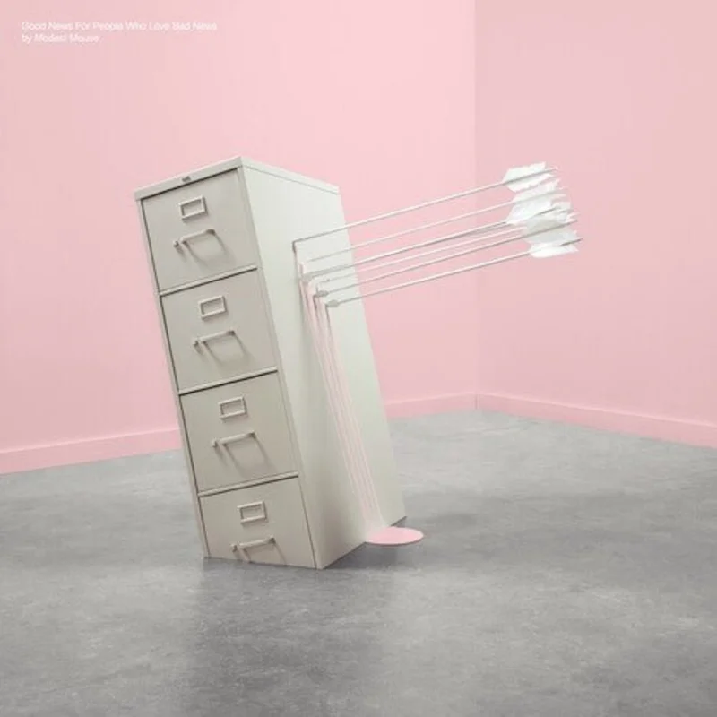 Modest Mouse - Good News for People Who Love Bad News (Deluxe Baby Pink & Green Color) Vinyl LP