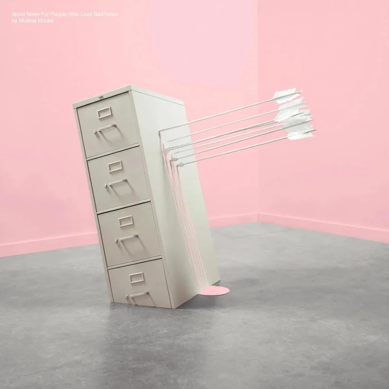 Modest Mouse - Good News For People Who Love Bad News (Deluxe Edition) - Pink & Green Color Vinyl Record *