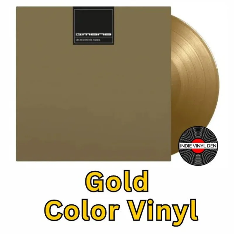 MONO - Life In Mono =The Remixes= - Gold Color Vinyl Record
