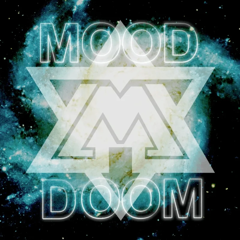 MOOD - DOOM (Blue Black Orchid Splatter) Vinyl LP