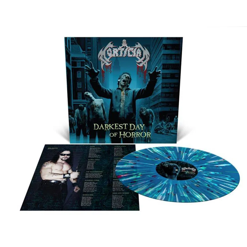 Mortician - Darkest Day Of Horror (Blue Splatter)