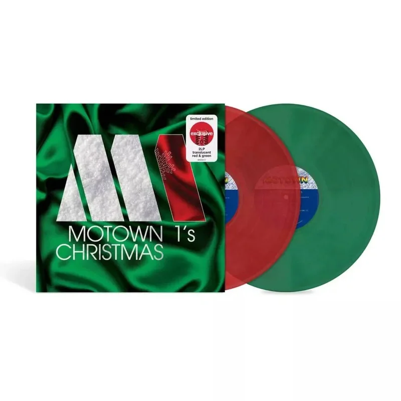 Motown Christmas #1's - Red & Green Color Vinyl Record 2LPs