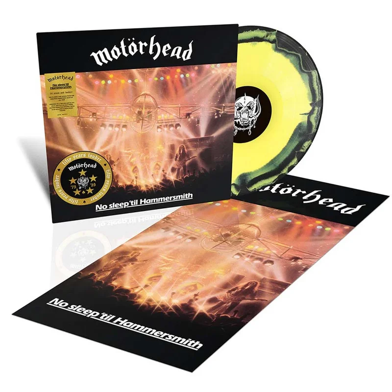Motrhead -  No Sleep 'til Hammersmith (Yellow/Black Vinyl, Half-Speed)