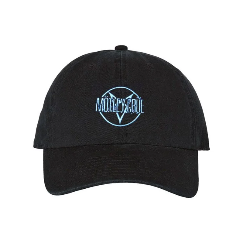 Mtley Cre Pentagram Dad Cap