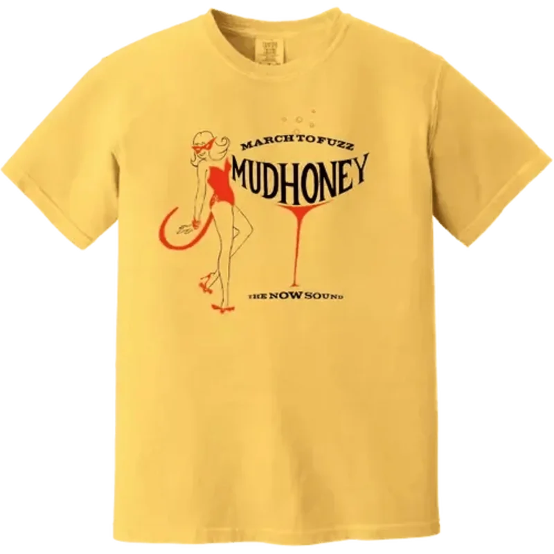 Mudhoney -  Los Playboys Yellow T-shirt