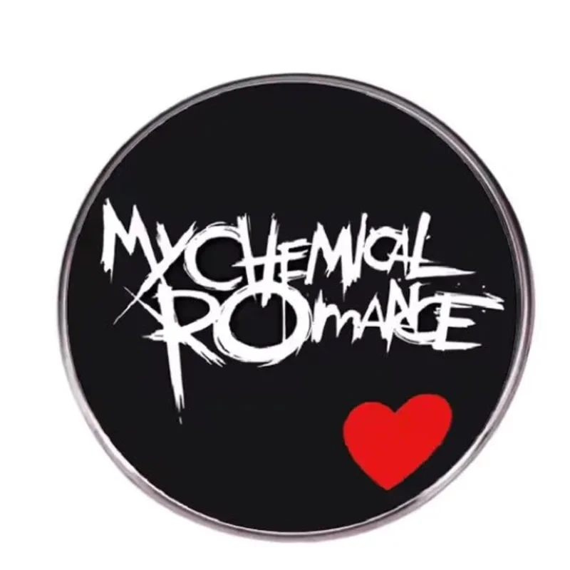 My Chemical Romance Heart Round - Enamel Pin