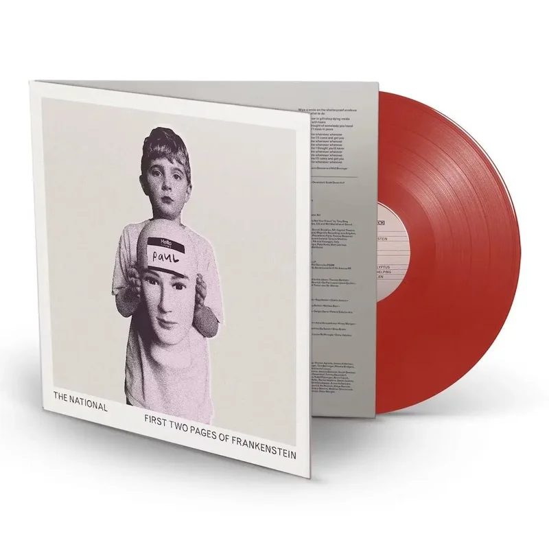 National, The - First Two Pages of Frankenstein - Red Color Vinyl Record