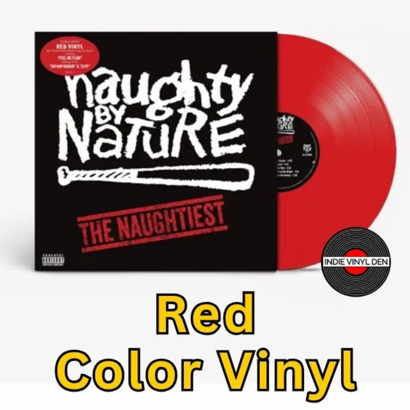 Naughty By Nature - The Naughtiest - Red Color Vinyl Record