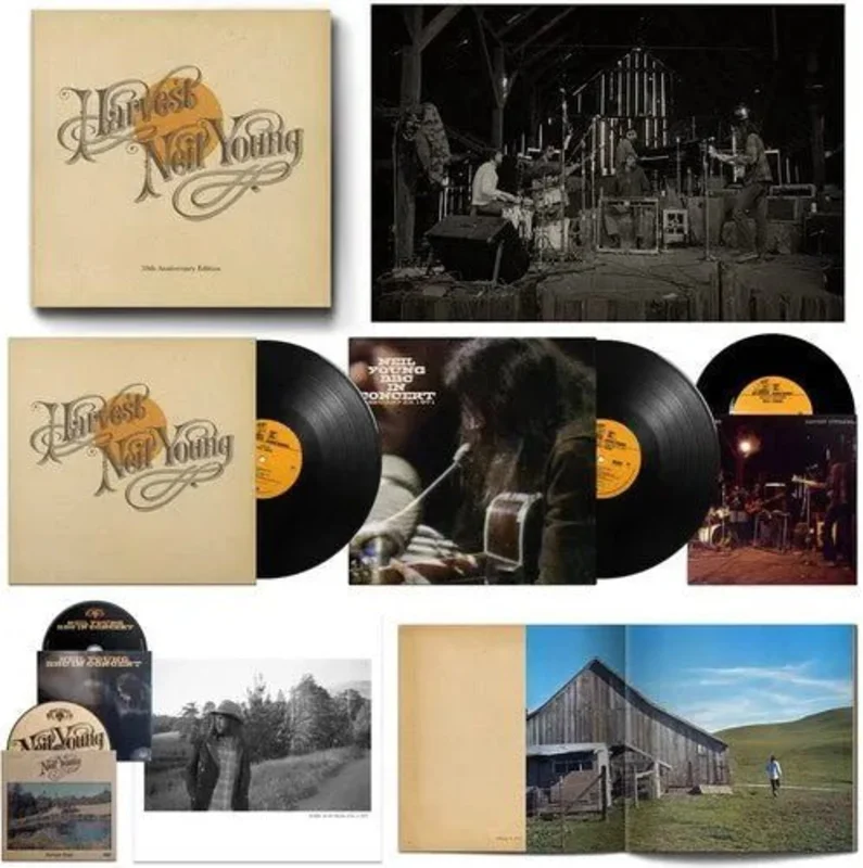 Neil Young - Harvest - [50th Anniversary Edition] 2XLP + 7 SINGLE +2XDVD