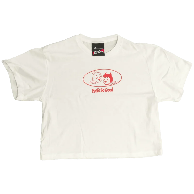 Never Evil Crop - White - LAST CHANCE!