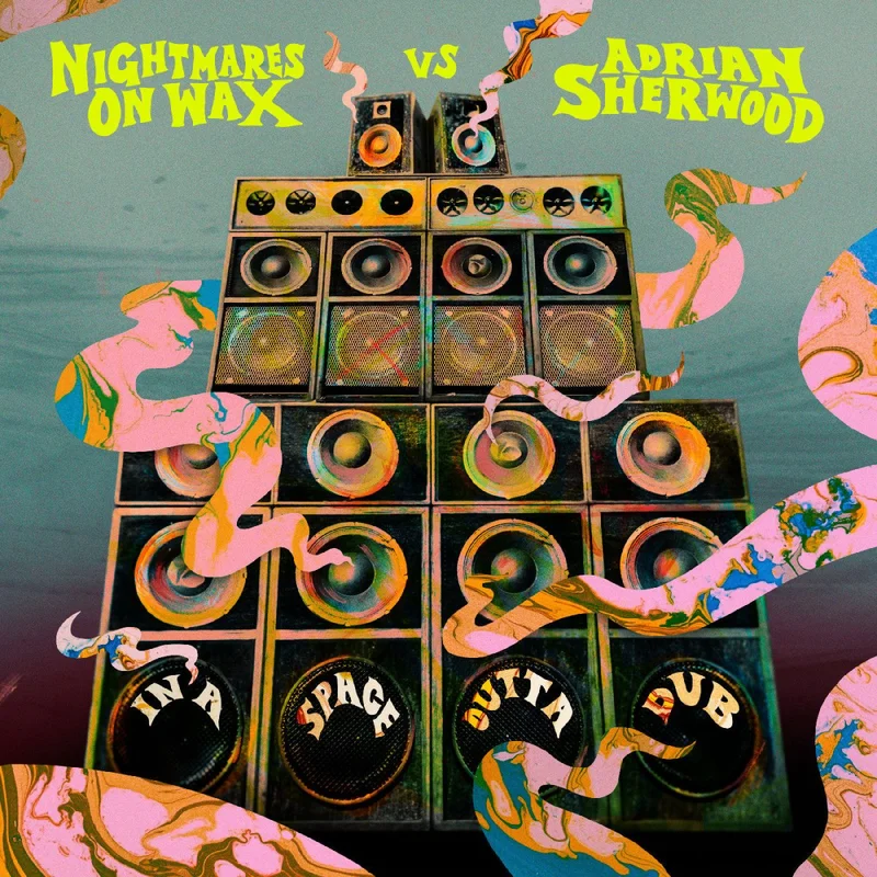 Nightmares on Wax vs Adrian Sherwood - In A Space Outta Dub (Light Ros Color) Vinyl LP