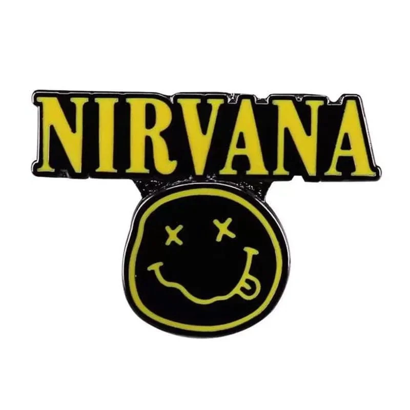 Nirvana Smiley Enamel Pin