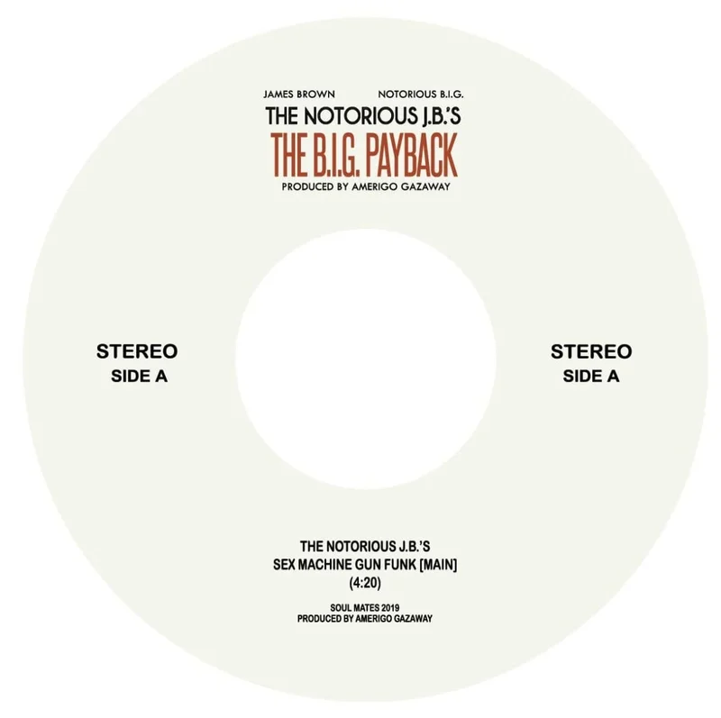 Notorious B.I.G. vs James Brown - Sex Machine 7" Vinyl