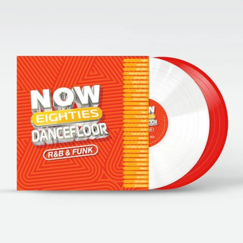 Now! - 80's Dancefloor: R&B & Funk (Red & White Color) Vinyl LP