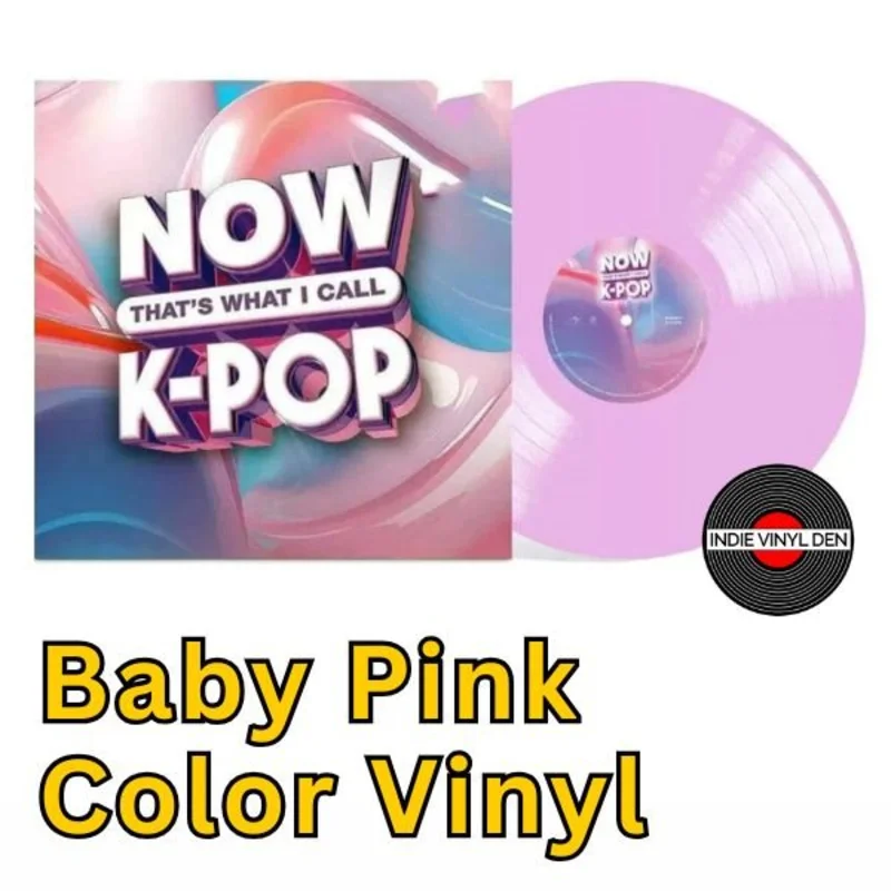 NOW that's what I call K-Pop - Baby Pink Color Vinyl Record