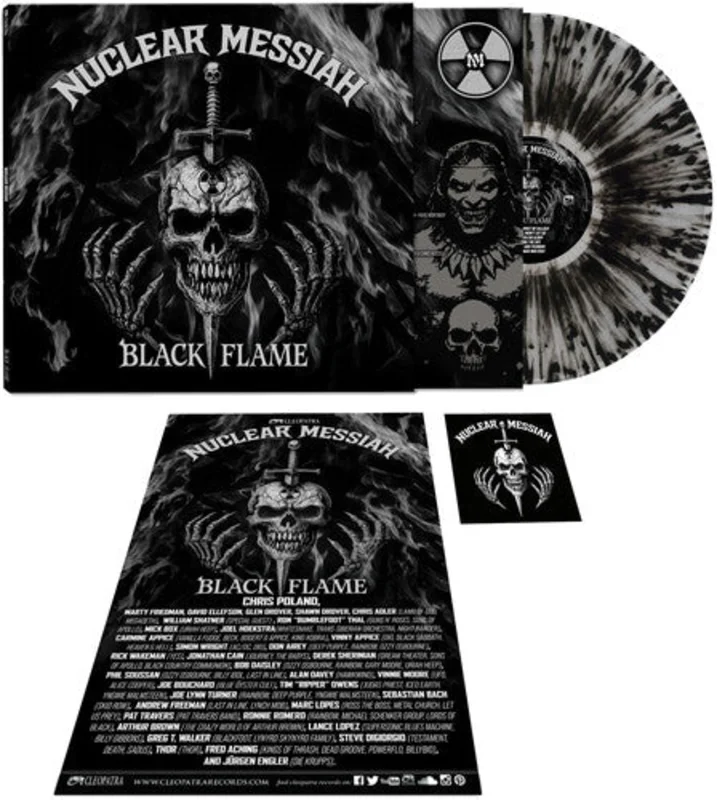 Nuclear Messiah - Black Flame (Clear/Silver/Black/Splatter Limited Edition Vinyl)