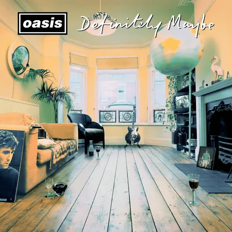 Oasis - Definitely Maybe (30th Anniversary Strawberries & Cream Color) Vinyl LP