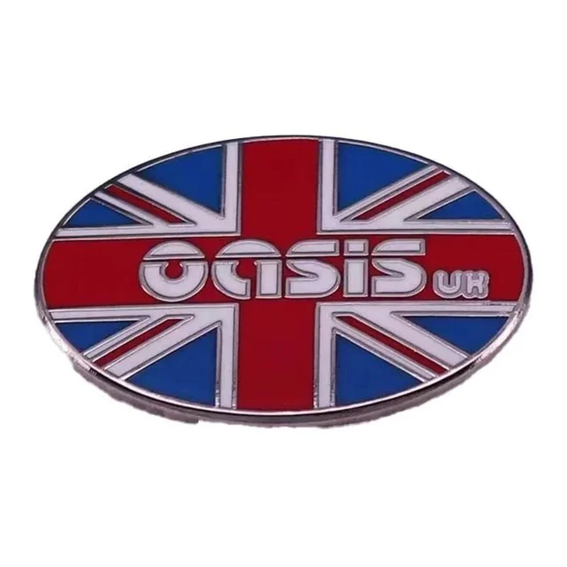 Oasis Flag Logo Enamel Pin