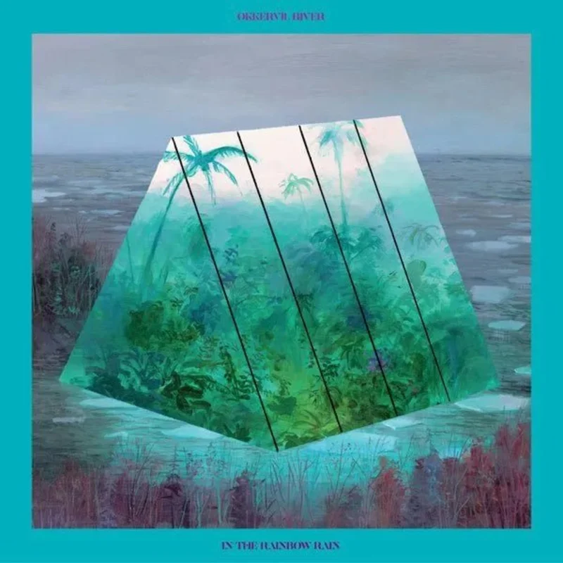 Okkervil River  In The Rainbow Rain - Opaque Blue/Purple marbled swirl Color Vinyl