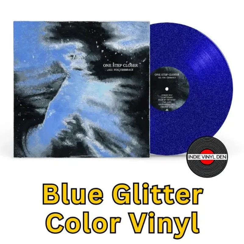 One Step Closer - All You Embrace - Blue Glitter Color Vinyl Record