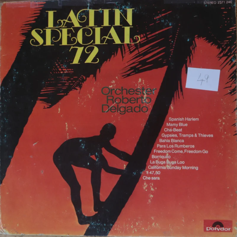 Orchester Roberto Delgado - Latin Special '72 (Indian Pressing) ( (Used Vinyl - VG) VJ Marketplace