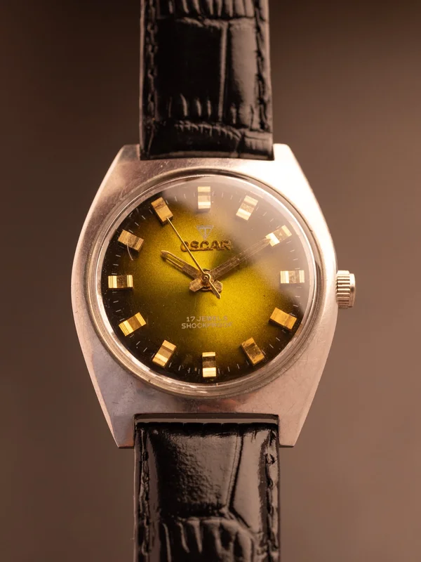 Oscar Hand Winding Sunburst Green Dial (Ref. Unknown) (35mm; Manual)