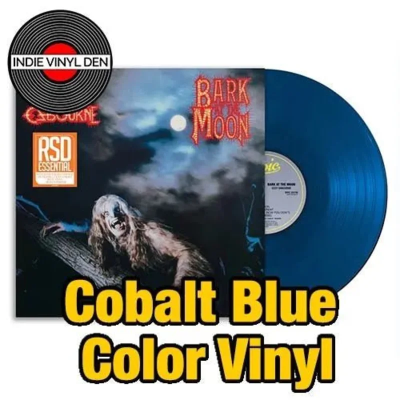 Ozzy Osbourne - Bark at the Moon - Cobalt Blue Color Vinyl Record *