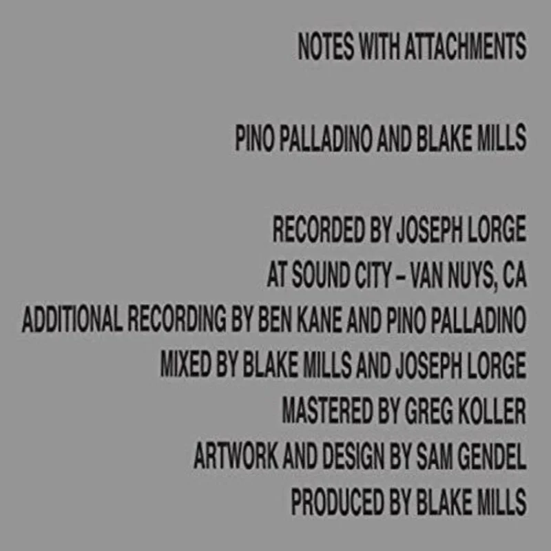 Palladino, Pino - Notes With Attachments