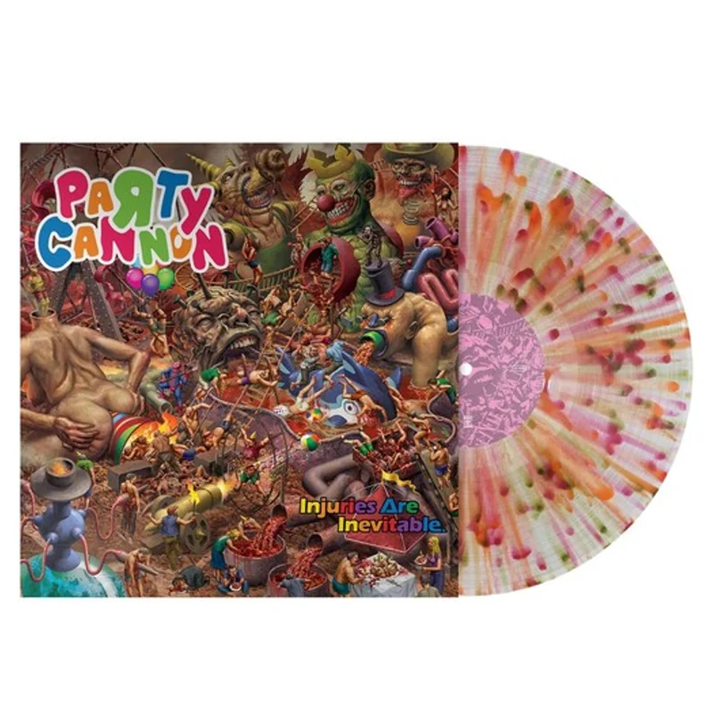Party Cannon - Injuries Are Inevitable (Splatter)