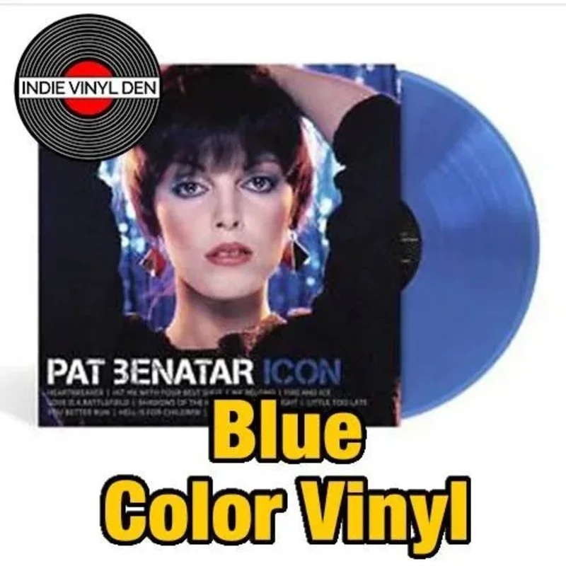 Pat Benatar - ICON - Blue Vinyl Record