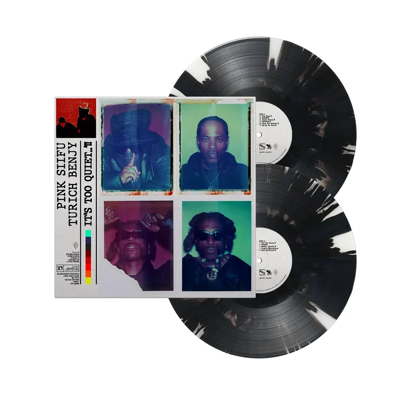PINK SIIFU & TURICH BENJY "It's Too Quiet" 2LP