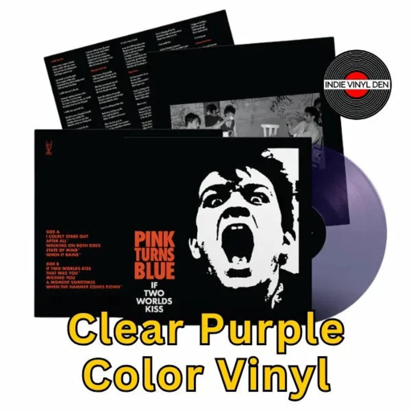 Pink Turns Blue - If Two Worlds Kiss (Reissue)  - Clear Purple Vinyl Record