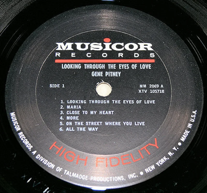 Pitney, Gene - Looking Through The Eyes Of Love