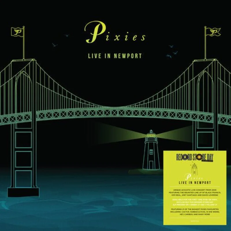 PIXIES-LIVE IN NEWPORT - GREEN & YELLOW VINYL(RECORD STORE DAY 2026) Vinyl LP