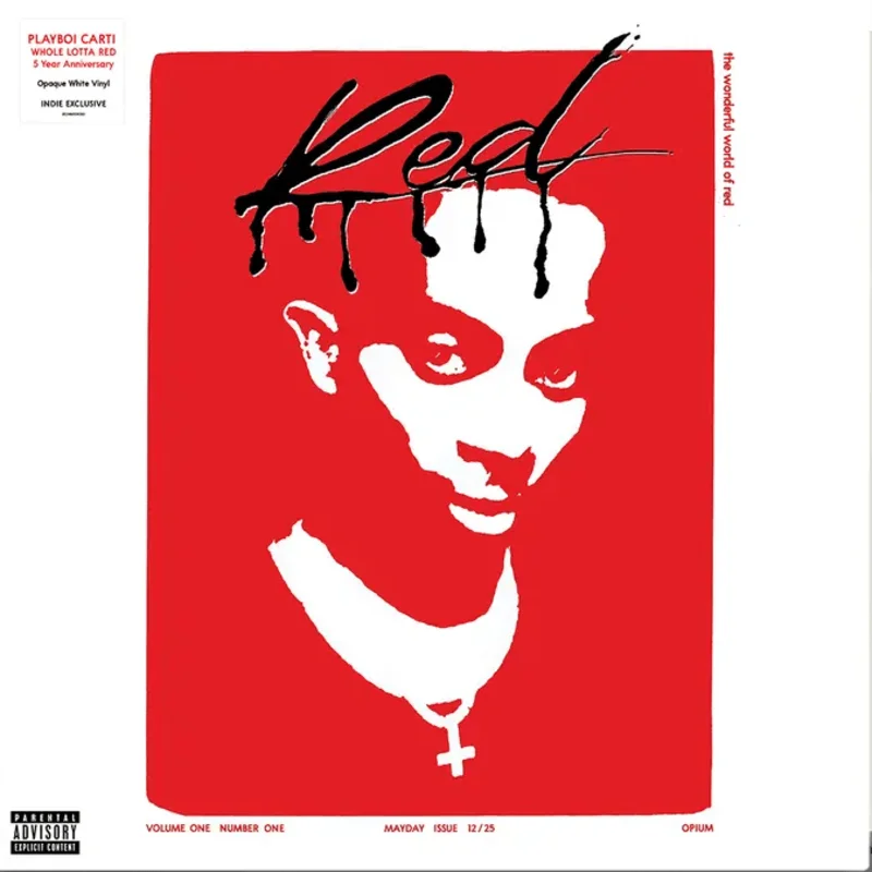 Playboi Carti - Whole Lotta Red (5 Year Anniversary Edition) (Rain Cloud White Color) Vinyl LP