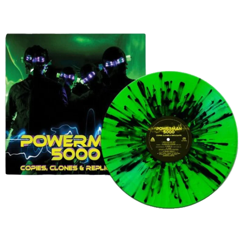 Powerman 5000 - Copies, Clones & Replicants (Green & Black Splatter)