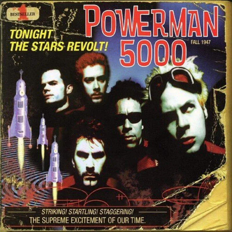 Powerman 5000 - Tonight The Stars Revolt! (Clear Yellow Color) Vinyl LP
