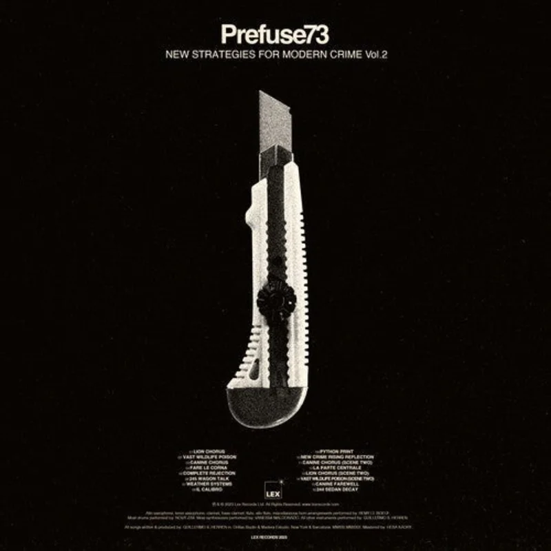 Prefuse 73 - New Strategies for Modern Crime Vol. 1 & 2 (Maroon Color) Vinyl LP